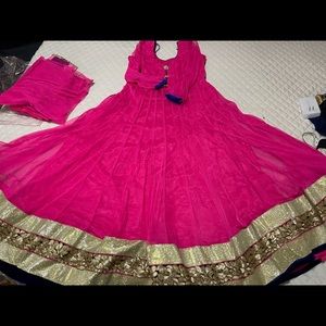 Net frok readymade suit